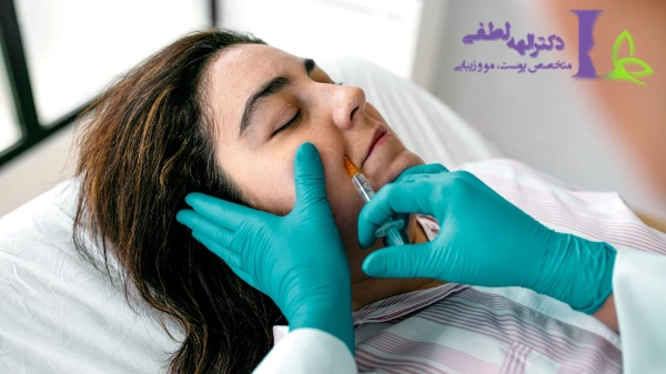 روند تزریق بوتاکس خط خنده